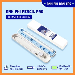 [BH 12 Tháng] Bút cảm ứng iPad Pencil Pro chống tỳ đè, hỗ trợ iPad Gen/Air/Pro/Mini (2018+) | Anh Phi Bán Táo