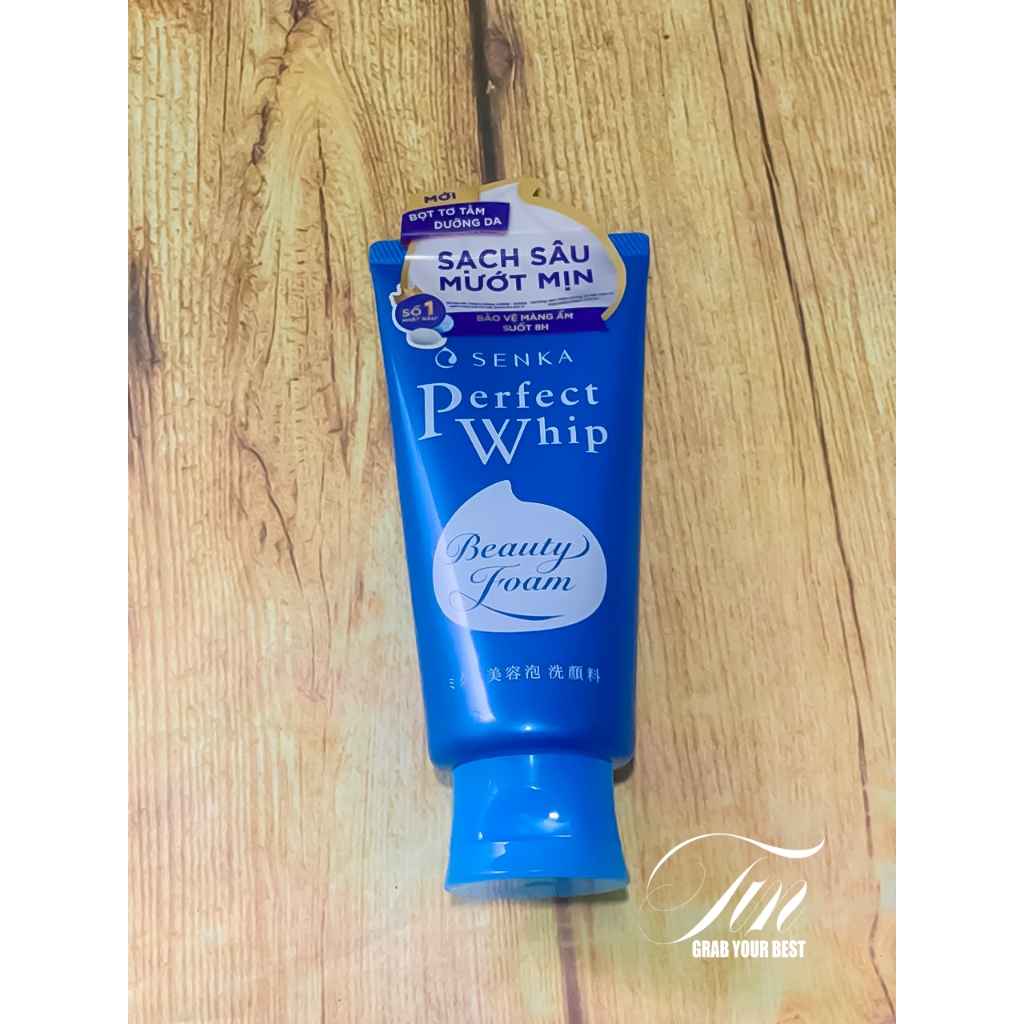 Sữa rửa mặt tạo bọt Perfect Whip U Senka loại bỏ bụi bẩn, bụi mịn và bã nhờn (120g)