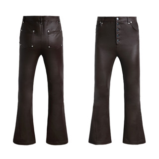  CHIVALRY Quần Loe Wax Da - Mocha 