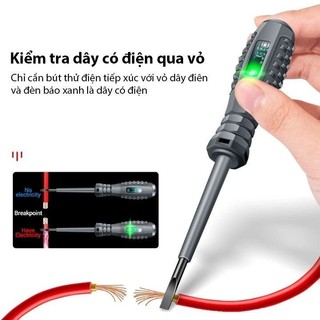 Kìm tuốt dây điện, Bút thử điện, dây mồi luồn dây điện