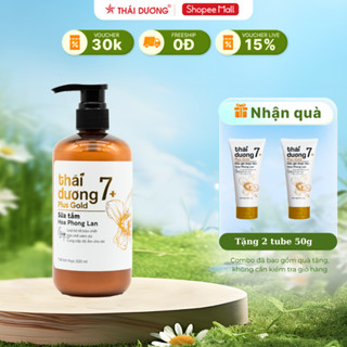 [Live]Sữa tắm Thái Dương 7 Plus Hoa Phong Lan chai 500ml giúp làm sạch da, dưỡng trắng và mềm da- tặng kèm quà