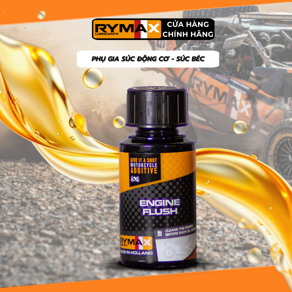 Phụ gia súc rửa động cơ xe máy Rymax Engine Flush (80ml)