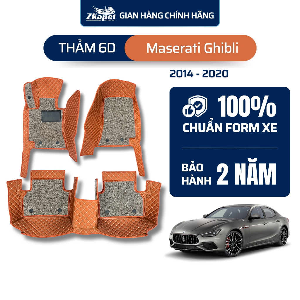 Thảm lót sàn ô tô 6D Maserati Ghibli
