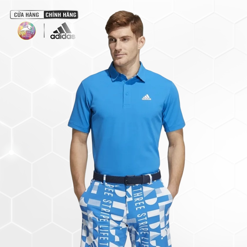 Áo golf Polo Adidas 3St Life Polo Brblue HA0234