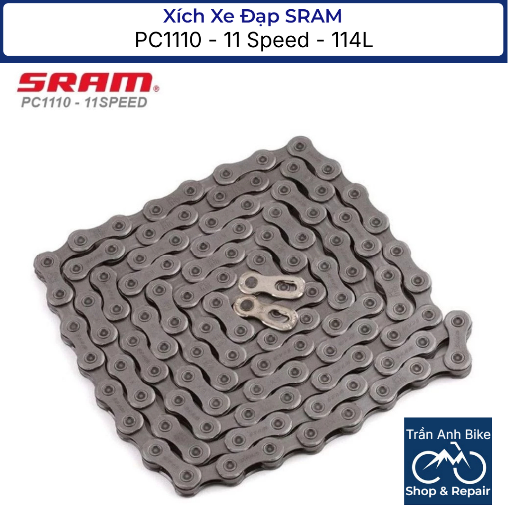Xích Sên Xe Đạp SRAM PC1110 11 Speed 114L