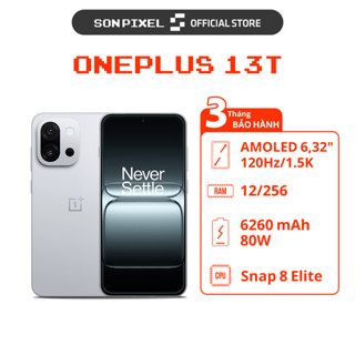  Điện thoại OnePlus 13T Chip Snapdragon 8 Elite Ram 12 256GB Pin 6260 mAh. SonPixel 