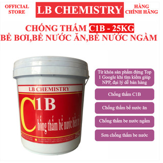 [Vietnam] Chống thấm C1B (25kg). Dùng cho bể bơi, bể nước ăn, bể nước ngầm