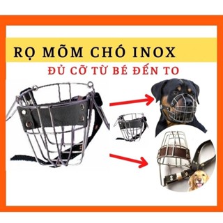 Rọ mõm cho chó,Khớp mõm chó inox - chất liệu inox không rỉ cực bền chắc chắn