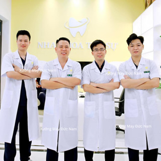 Áo Blouse bác sỹ trắng ngắn tay, áo choàng y tế, áo điều dưỡng, dược sĩ VẢI LON NHẬT