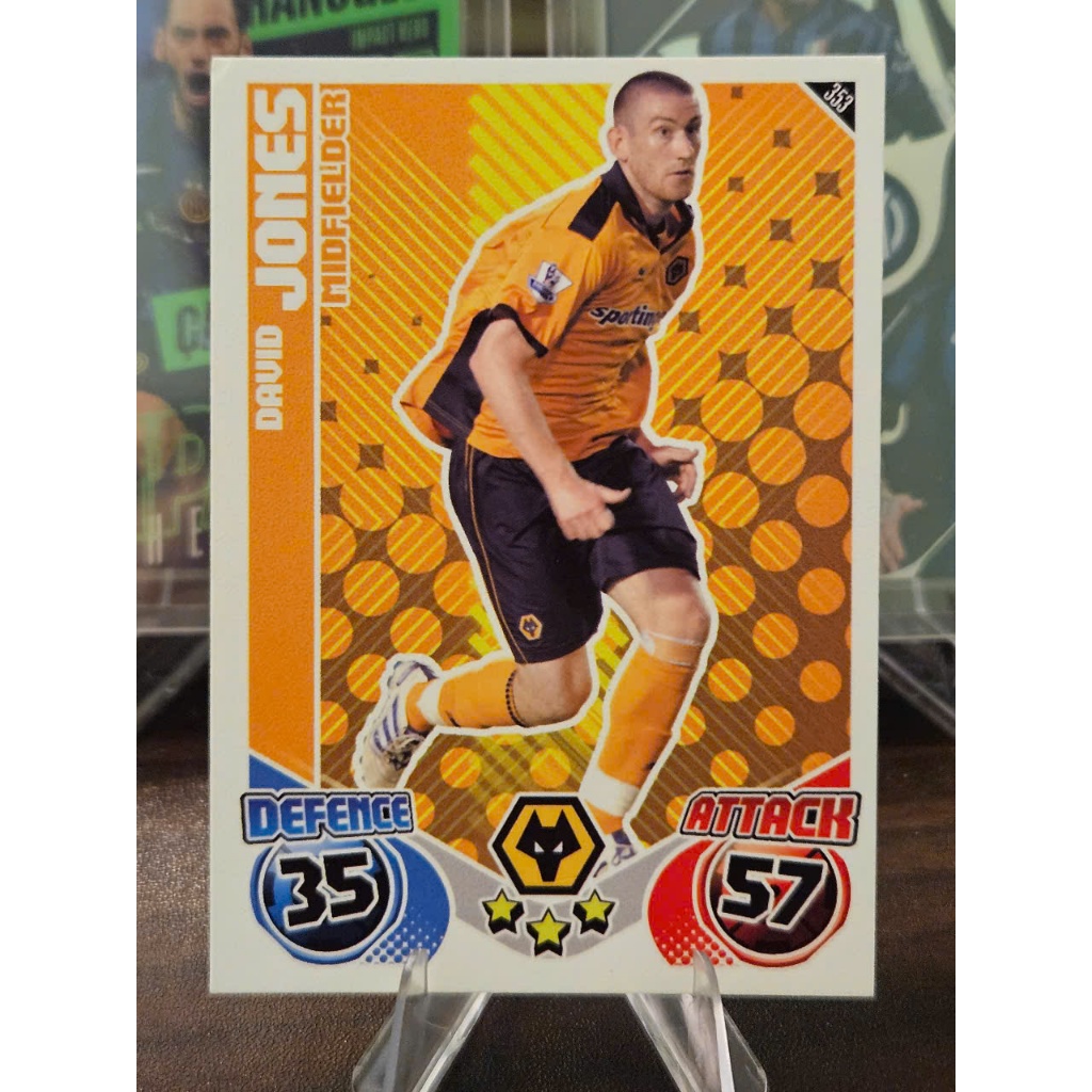 Thẻ David Jones Topps Match Attax 2010/2011 (Wolves) (10/11)
