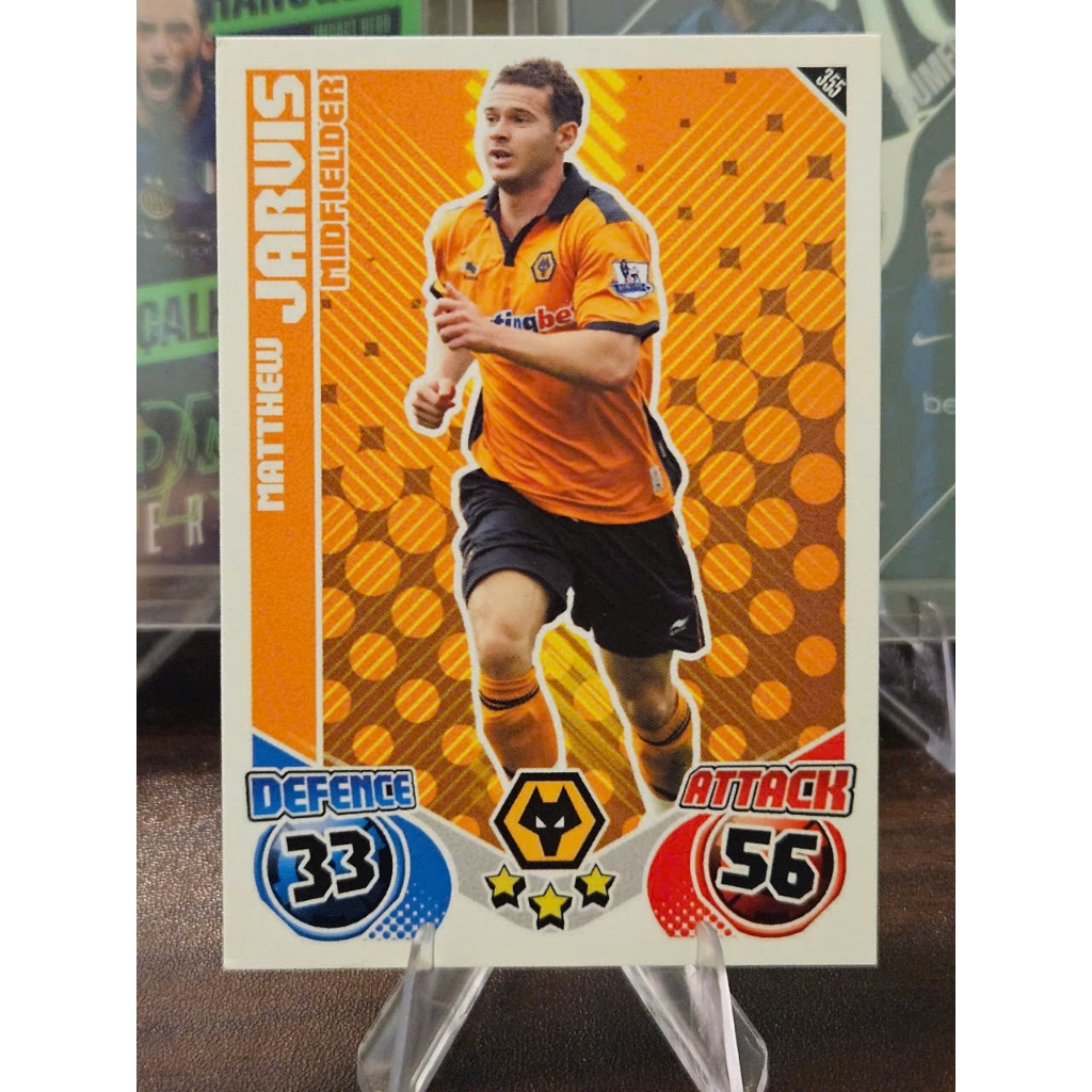 Thẻ Matthew Jarvis Topps Match Attax 2010/2011 (Wolves) (10/11)