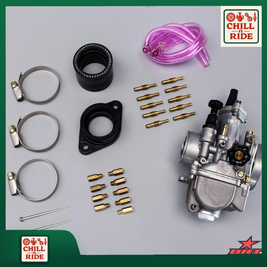 BÌNH XĂNG CON PWK BRT  (TRÁI GA DẸP) (Size 28 , 30, 32 , 34 ) - Bình xăng con BRT