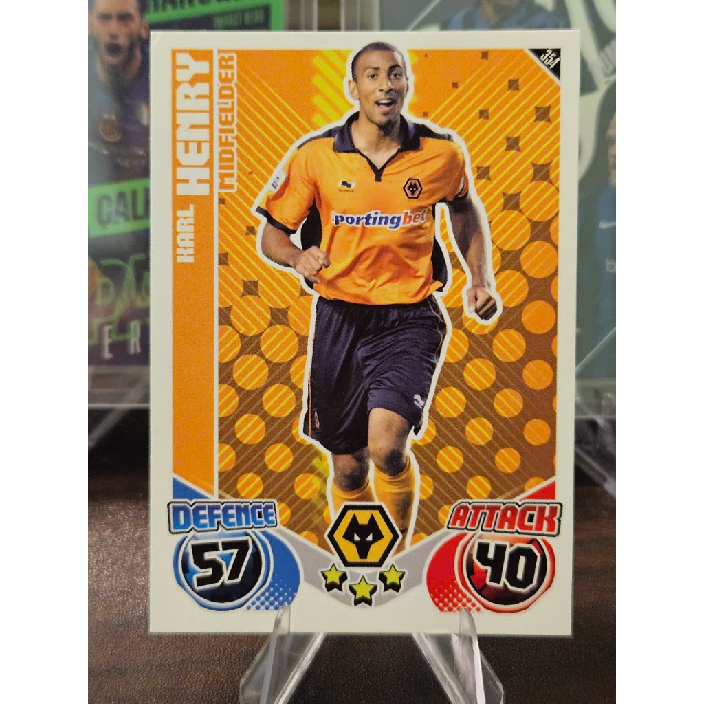 Thẻ Karl Henry Topps Match Attax 2010/2011 (Wolves) (10/11)