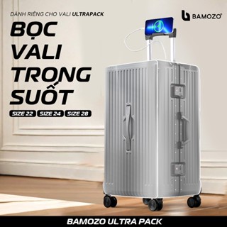 Vỏ bọc Vali trong suốt cho Vali ULTRAPACK size 22/24/28, Túi chùm chống xước cao cấp_VOB02