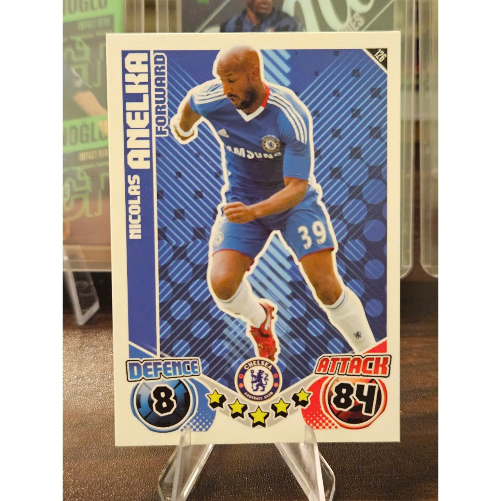 Thẻ Nicolas Anelka Topps Match Attax 2010/2011 (Chelsea) (10/11)