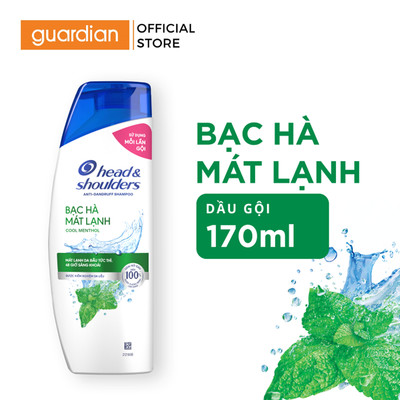 Dầu Gội Head & Shoulders Bạc Hà Mát Lạnh 170ml