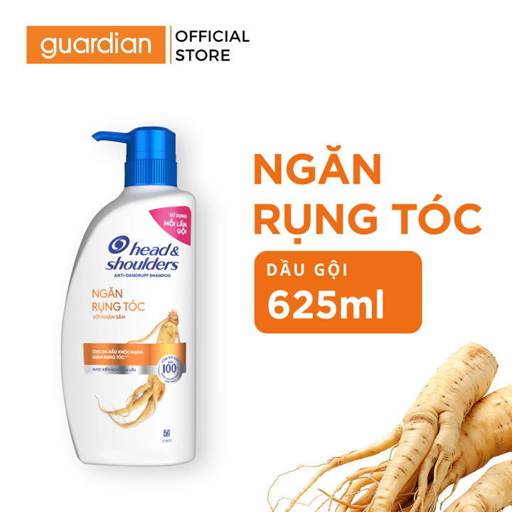Dầu Gội Làm Sạch Gàu Dưỡng Chất Giúp Giảm Rụng Tóc Anti-Dandruff Anti-Hairfall Head & Shoulders 625m