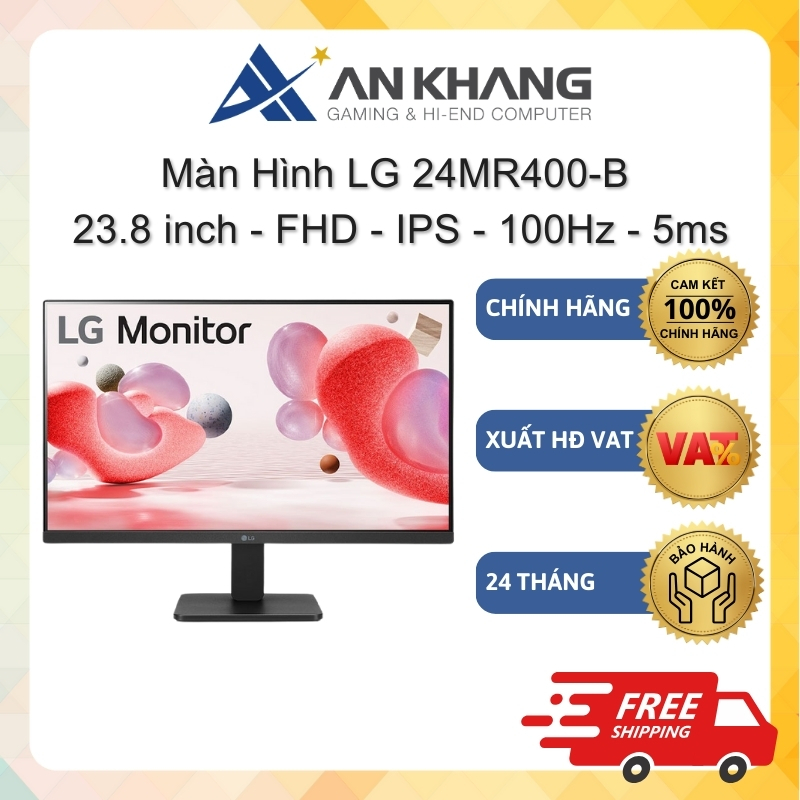 Màn Hình LG 24MR400-B (23.8 inch - FHD - IPS - 100Hz - 5ms) Chính hãng Bảo hành 24 Tháng