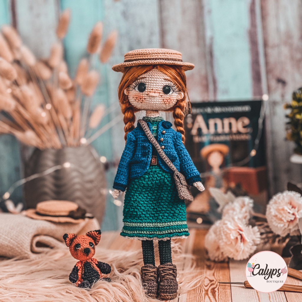 Chart hướng dẫn móc len búp bê Anne Shirley bằng tiếng Việt dễ hiểu kèm hỗ trợ khi làm