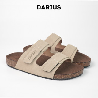 Dép Đế Trấu Nam Nữ Hai Quai Ngang Xé Dán Chất Liệu Da Lộn Cao Cấp Đi Siêu Nhẹ Êm Chân Đế 3CM Thời Trang Công Sở D611