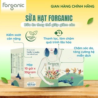 Sữa Hạt Forganic Đa dưỡng chất, Và Bữa Ăn Thay Thế bổ sung đạm và vitamin - Hộp 300g