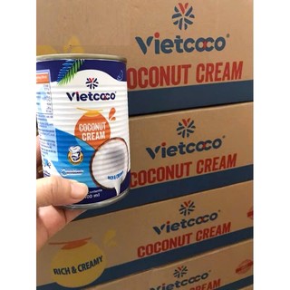  Gía sỉ 1 thùng - Nước cốt dừa tươi Vietcoco lon 400ml- Đăc sản Bến Tre Hoàn toàn tự nhiên 