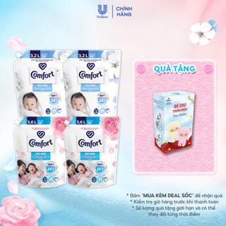 [LIVE] Combo 2 Túi Nước Xả Vải Comfort Dịu Nhẹ 3,6L