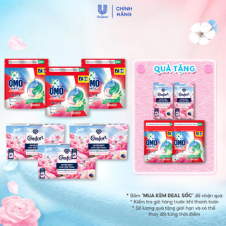 [LIVE] Combo 3 túi viên giặt tiện lợi OMO 3 trong 1 (30 viên/túi) và Combo 3 Giấy sấy thơm (40 tờ/ hộp) 