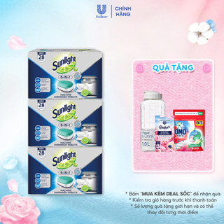 [Live] Combo 3 Hộp Viên Rửa Chén Bát Sunlight