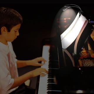 Đèn đọc sách mini V1 2 râu, 4 LED điều chỉnh độ sáng, kẹp linh hoạt, pin AAA/USB