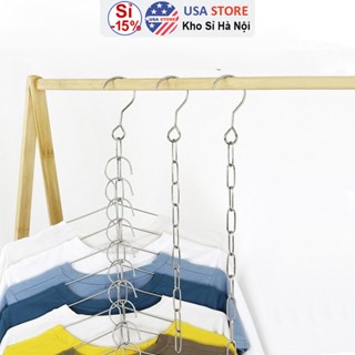 Dây Xích Inox 50cm Treo Móc Quần Áo, Đồ Đa Năng Thông Minh Giúp Tiết Kiệm 90% Diện Tích Tủ