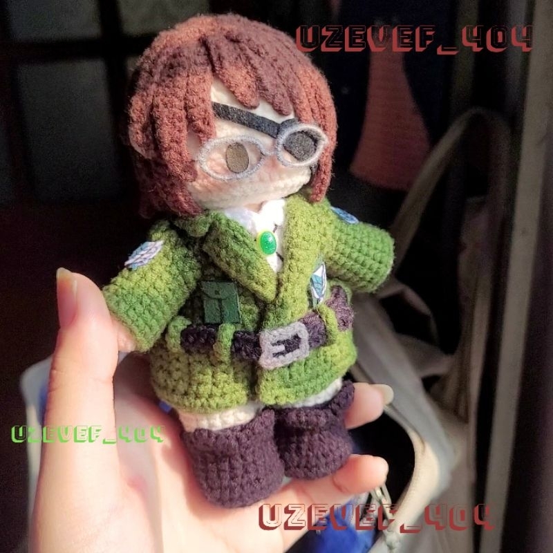 búp bê, doll len theo yêu cầu gắn ốp  điện thoại, tai nghe, laptop, túi xách, để bàn.