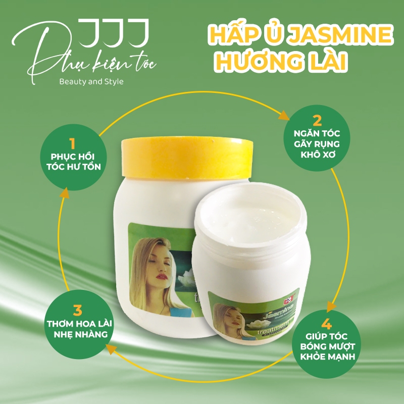 Hấp Dầu Ủ Tóc Jasmine Hương Hoa Lài 850ml