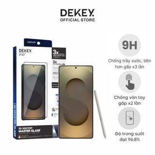  Kính Cường Lực DEKEY Cho S24 Ultra   S25 Ultra – Độ Nhạy Cao Dán Nhanh Gọn Với Khung Trợ Dán 