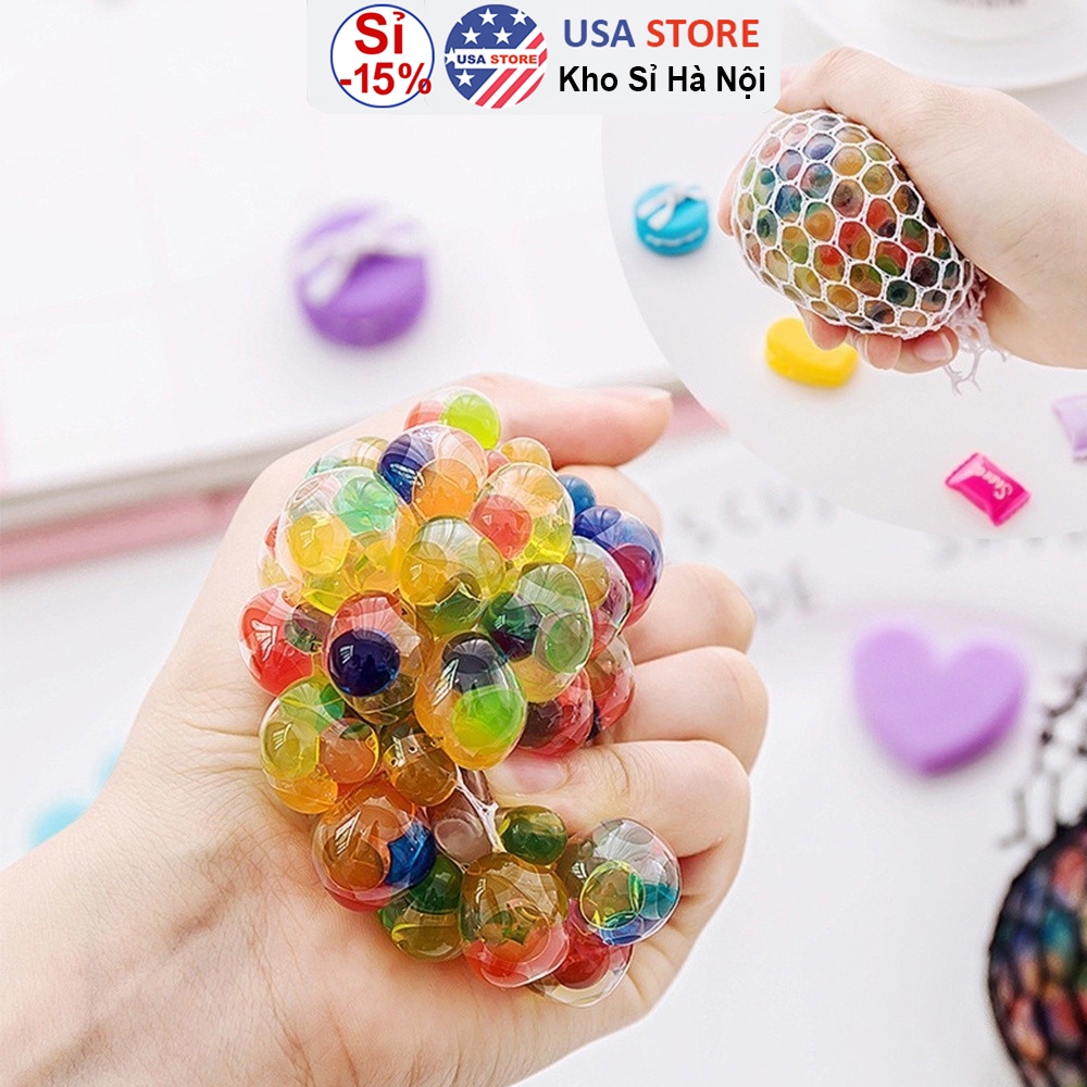 Đồ Chơi Bóng Bóp Tay Giảm Stress Thú Vị - Bộ Sản Phẩm Đồ Bóp Giảm Stress
