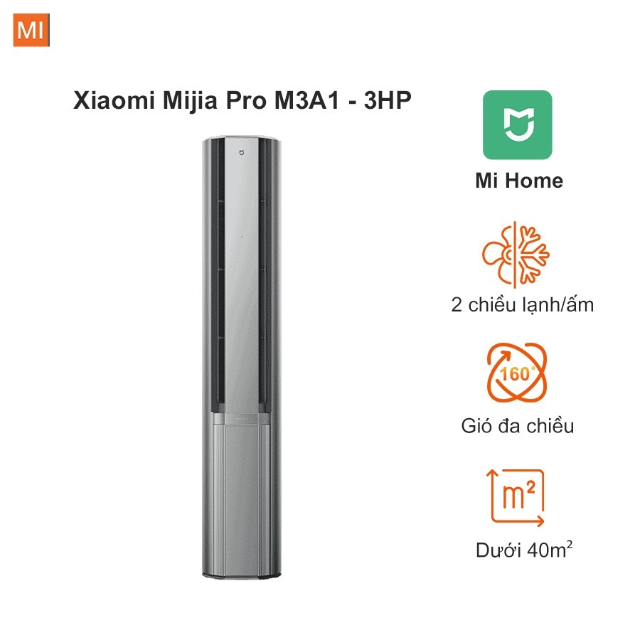 Điều Hoà Cây thông minh Xiaomi Mijia KFR-72LW-NA11/M3A1 3HP 27000BTU kết nối App Mihome