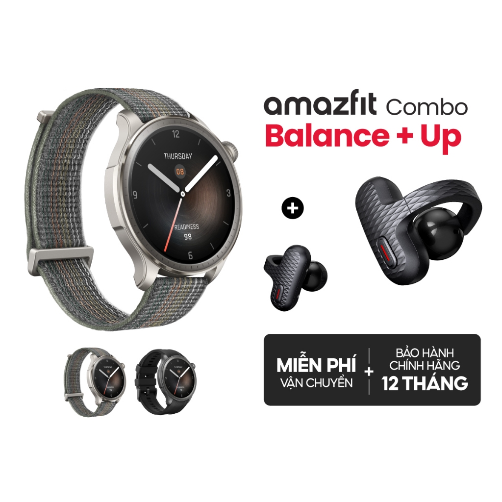 [COMBO] Đồng hồ thông minh Amazfit Balance + Tai nghe nhét tai open-ear Amazfit UP- Hàng chính hãng - Bảo hành 12 tháng | BigBuy360 - bigbuy360.vn