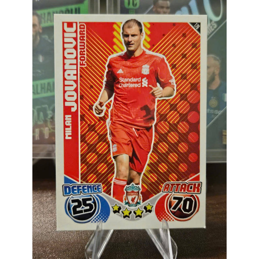 Thẻ Milan Jovanovic Topps Match Attax 2010/2011 (Liverpool) (10/11)