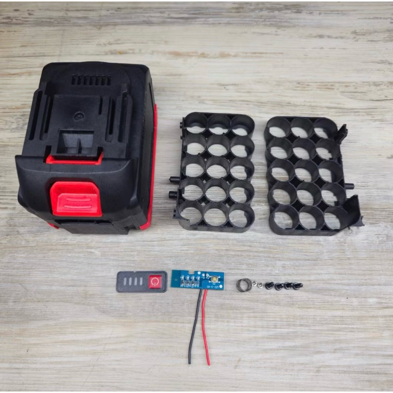 Bộ vỏ pin 10cell 15cell 20cell chống sốc( vỏ không tem )chân makita phổ thông