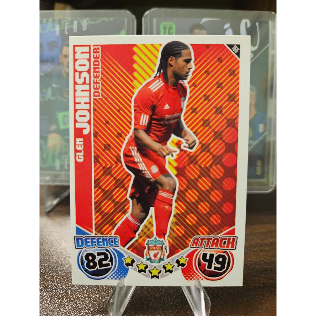 Thẻ Glen Johnson Topps Match Attax 2010/2011 (Liverpool) (10/11)