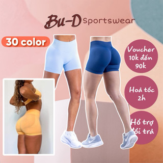 Quần Thể Thao Nữ, Quần Ngắn Tập Gym Yoga Nữ Chun Mông Dệt Kim Cao Cấp Co Giãn Thấm Hút Tốt (mã IMPACT ngắn)