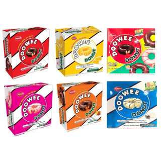  Bánh Donut Doowee Phủ Nhân Kem  Hộp 10 cái x 29g  