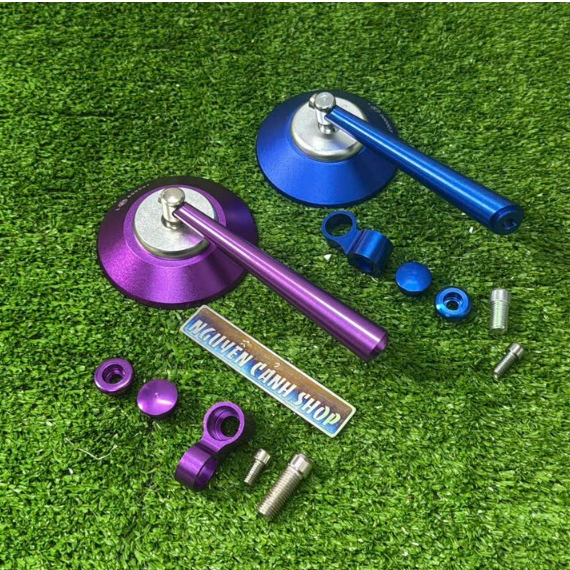 Kiếng chiếu hậu tròn rizoma nhôm CNC SALE