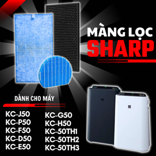 Màng lọc không khí Sharp KC 50/ KC-P50-W/ KC-J50/ KC-F50/ KC-D50/ KC-E50/ KC-G50/ KC-H50/