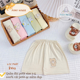 Quần Đùi Chục Thun Lạnh Mềm Mát Cho Bé Trai Bé Gái Sơ Sinh Mùa Hè