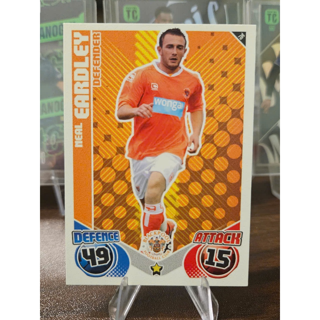 Thẻ Neal Eardley Topps Match Attax 2010/2011 (Blackpool) (10/11)