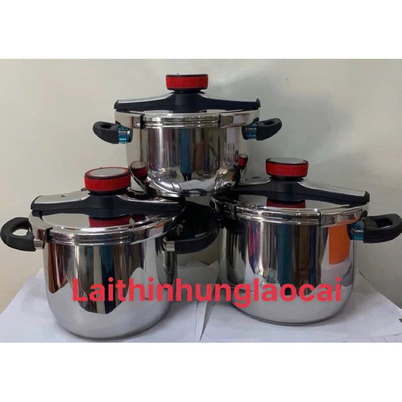 Nồi áp suất inox đun bếp từ ,ga, than,củi hãng KNOB-TYPE