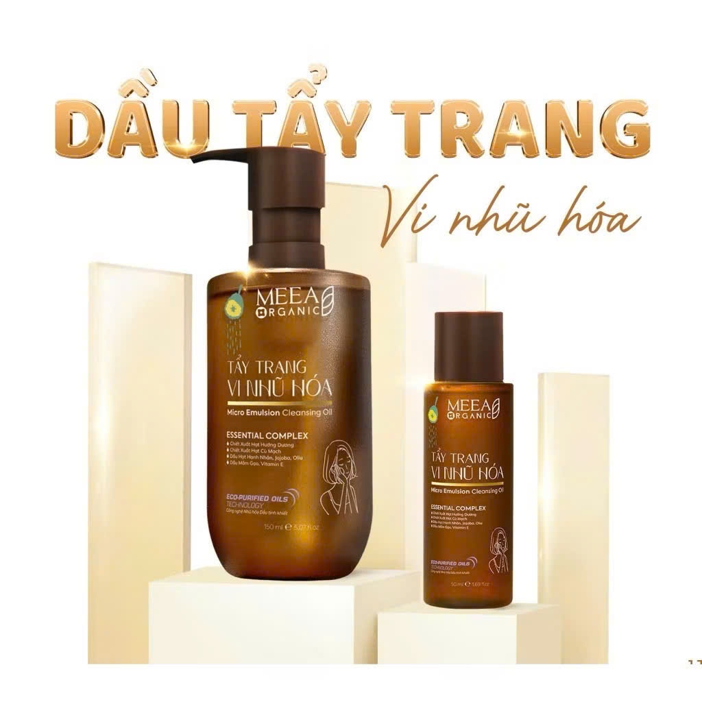 [CHÍNH HÃNG] DẦU TẨY TRANG VI NHŨ HÓA MEEA -150Ml