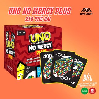  UNO NOMERCY cuộc chơi nâng cấp,UNO +100 luật chơi khắc nghiệt trò chơi thẻ bài UNO 210 lá 