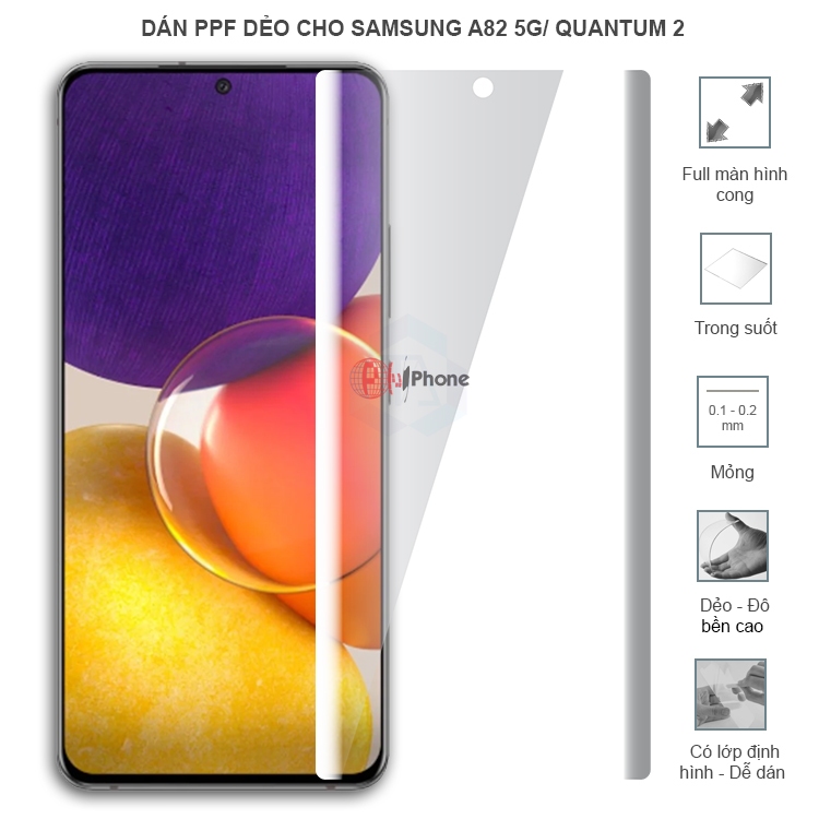 Dán PPF dẻo loại trong hoặc nhám cho Samsung A82 5G (Quantum 2)